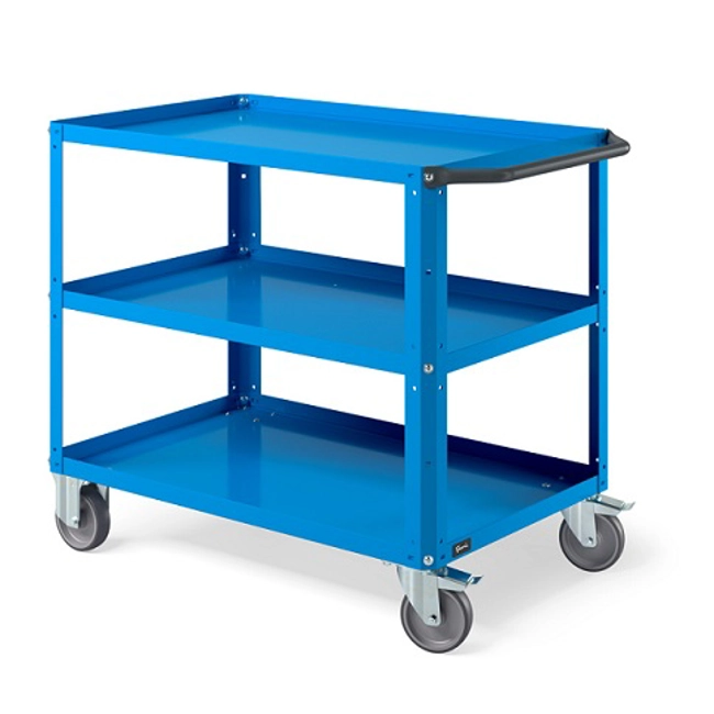 Vendita online Carrello Clever 1008 Large mm.1024x615x847H - Blu RAL5012